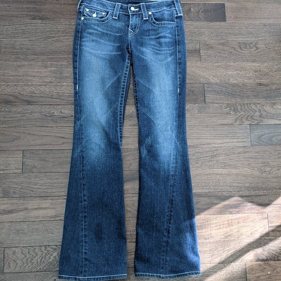 True Religion Becky Mother of Pearl Jeans- Size 28 - Picture 2 of 7
